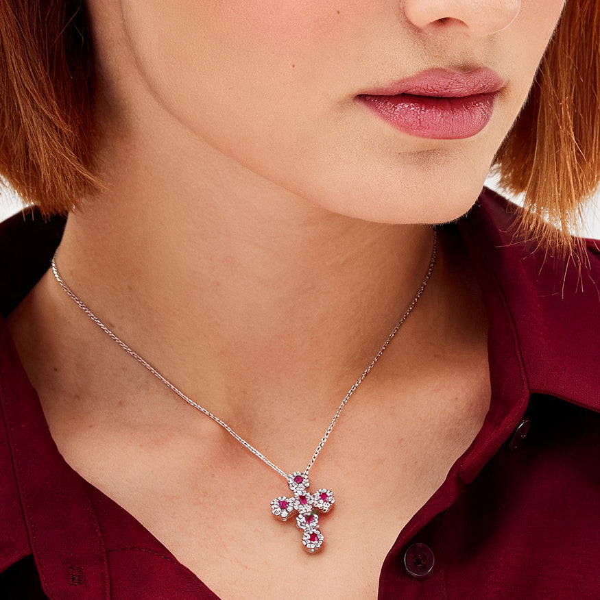 Collana Croce Argento 925